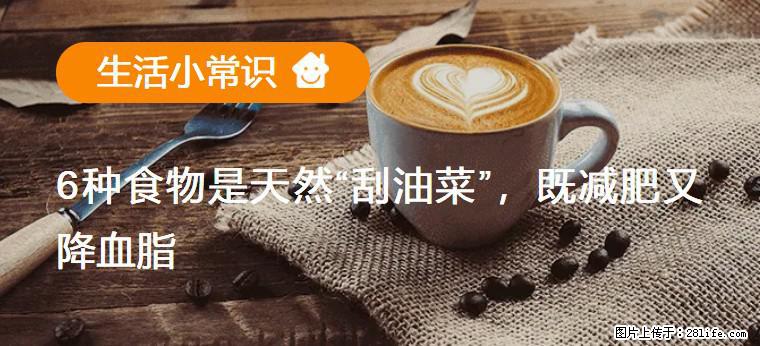 【生活小常识】6种食物是天然“刮油菜”，既减肥又降血脂 - 石家庄生活资讯 - 石家庄28生活网 sjz.28life.net
